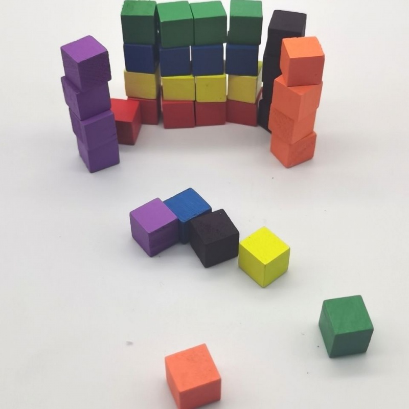 100Pcs/lots 10mm Wood Cubes Co - Board Game Vector ulasan dan harga