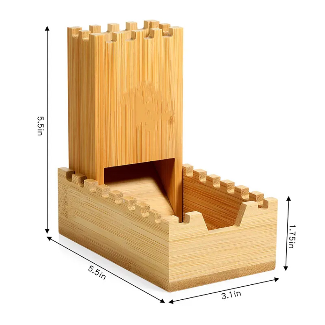 Wooden Dice Tower Folding Stor - Dice Tower Wooden ulasan dan harga