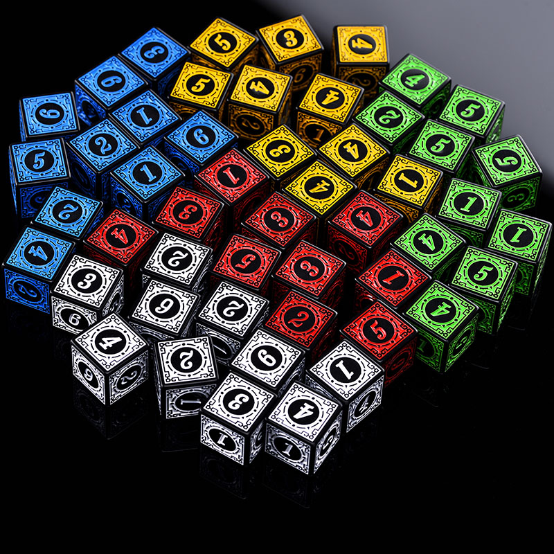 10PCS/Set Acrylic Dice Set D6  - Board Game Dungeons And Dragons ulasan dan harga