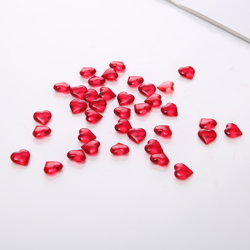 100PCS 10*4mm Heart Shape Acry - Board Game Vector ulasan dan harga