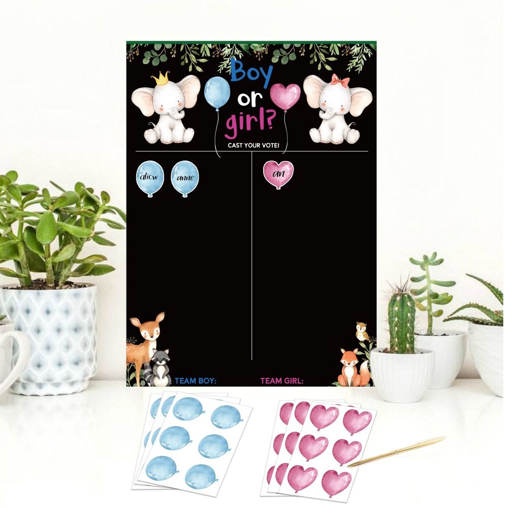 With Stickers Gender Revealed  - Board Game Festival ulasan dan harga