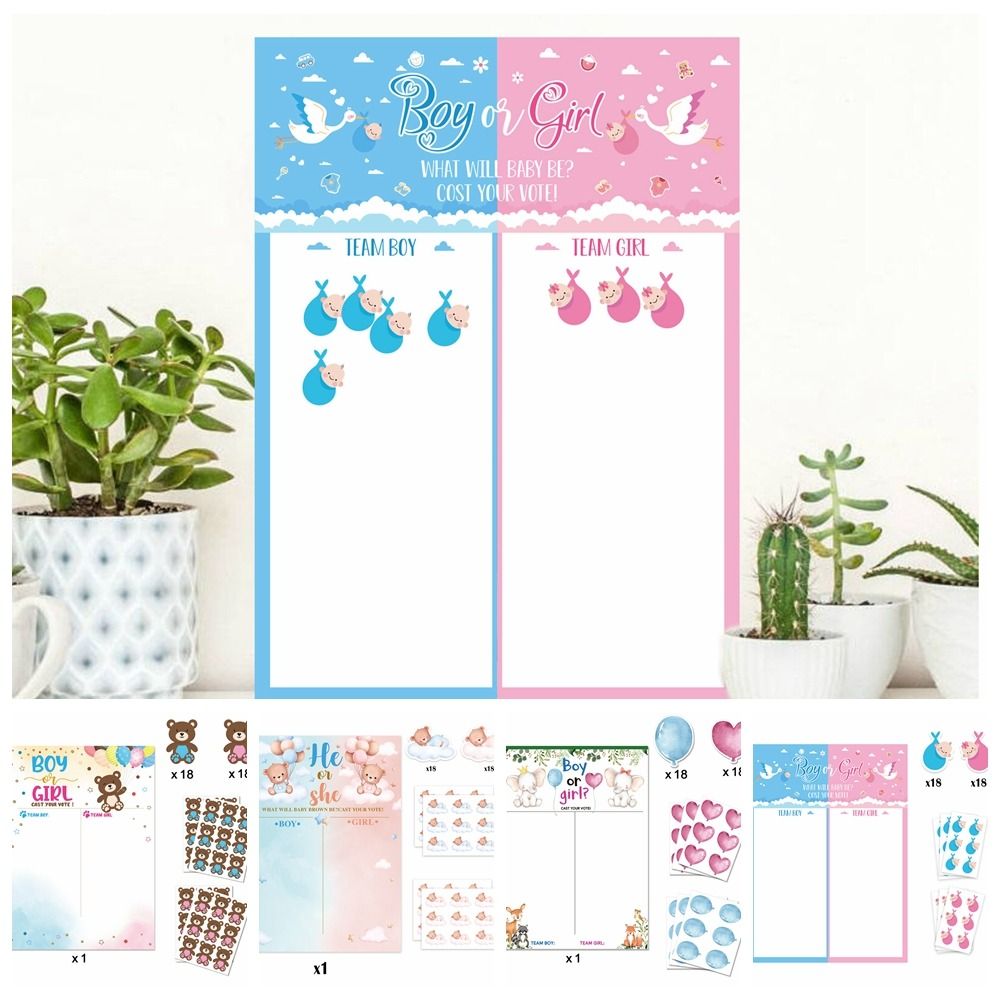 With Stickers Gender Revealed  - Board Game Festival ulasan dan harga