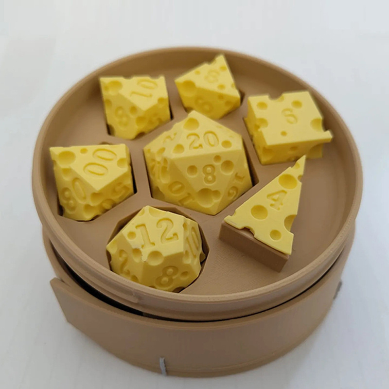 Irregular Cheese Dice Box Orna - Board Game Print ulasan dan harga