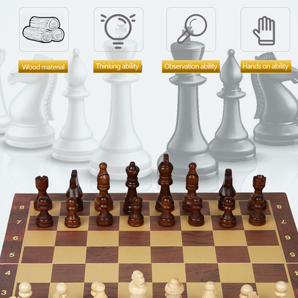 Large Chessboard Developing St - Chess Set Wooden ulasan dan harga