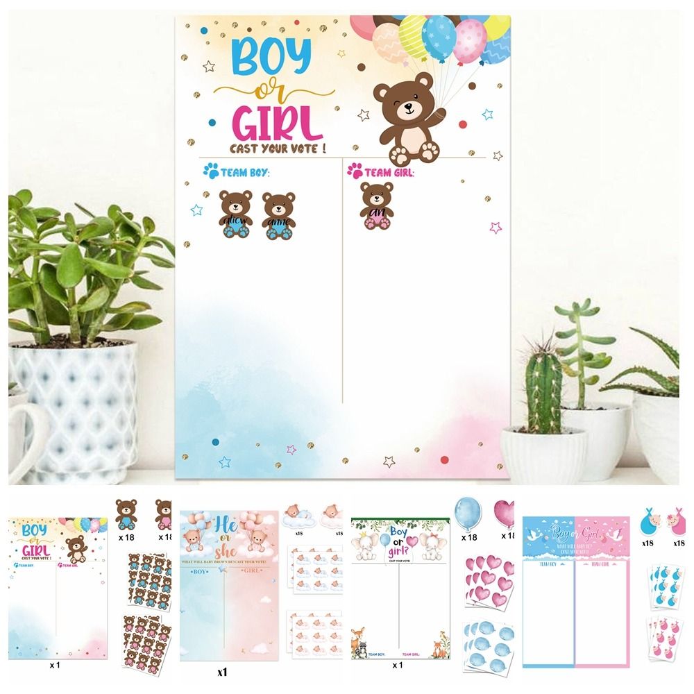 With Stickers Gender Revealed  - Board Game Festival ulasan dan harga