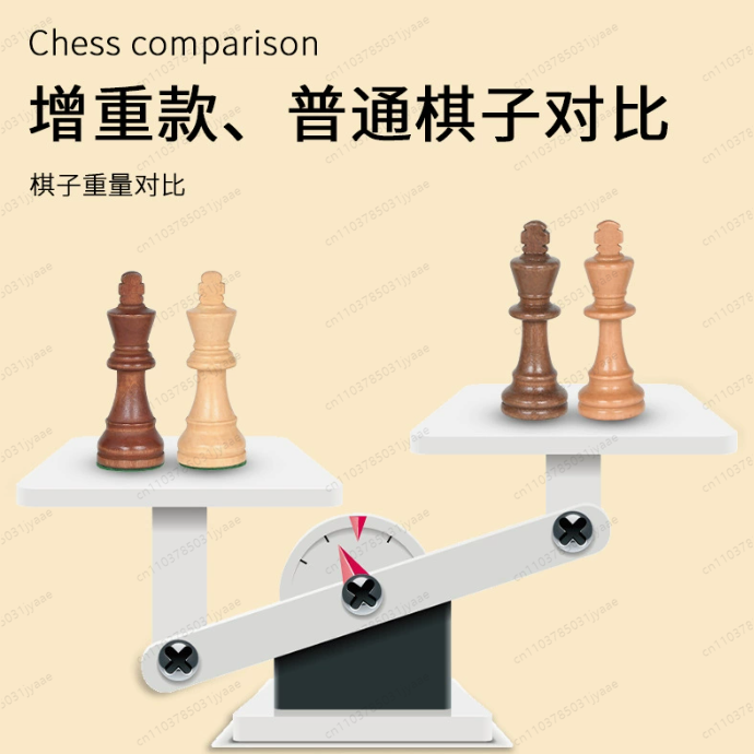 3.5-3.75 Inch Weighted Wooden  - Chess Set Wooden ulasan dan harga