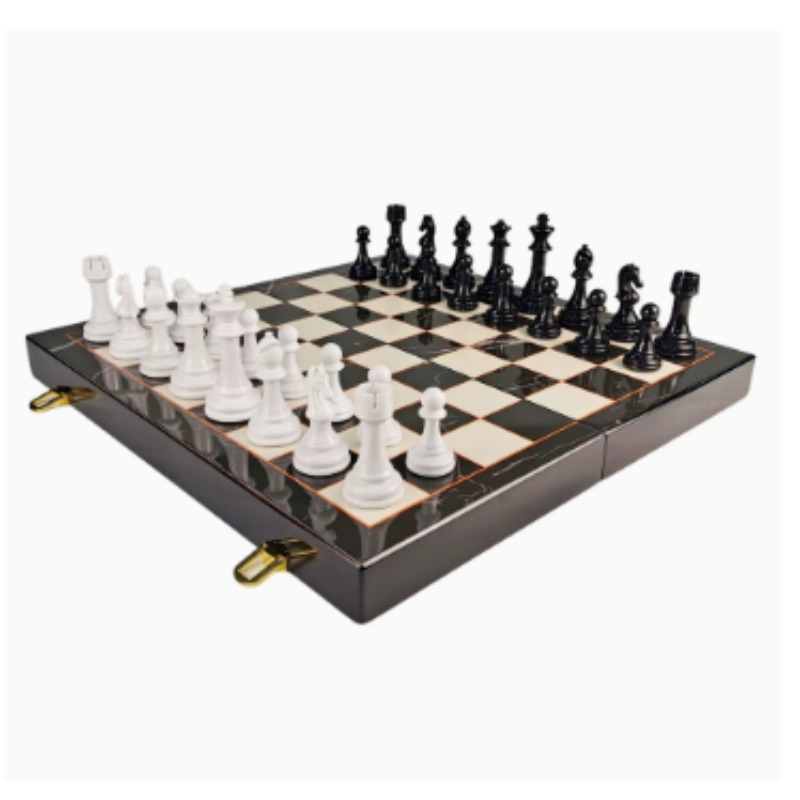 High-End Solid Wood Marble Pat - Board Game Education ulasan dan harga