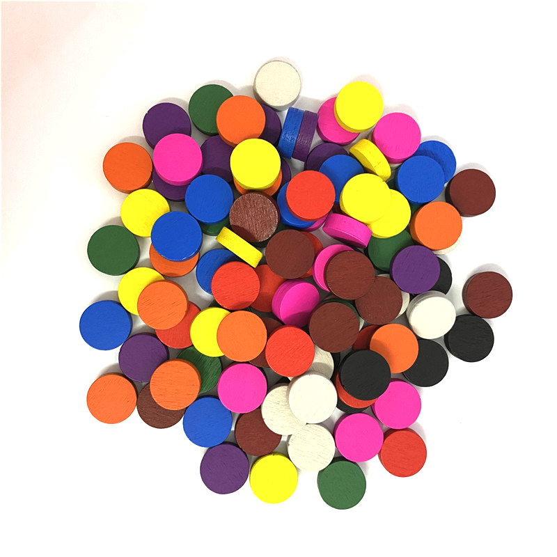 50pieces 15*5MM 11 Colors Wood - Board Game Vector ulasan dan harga