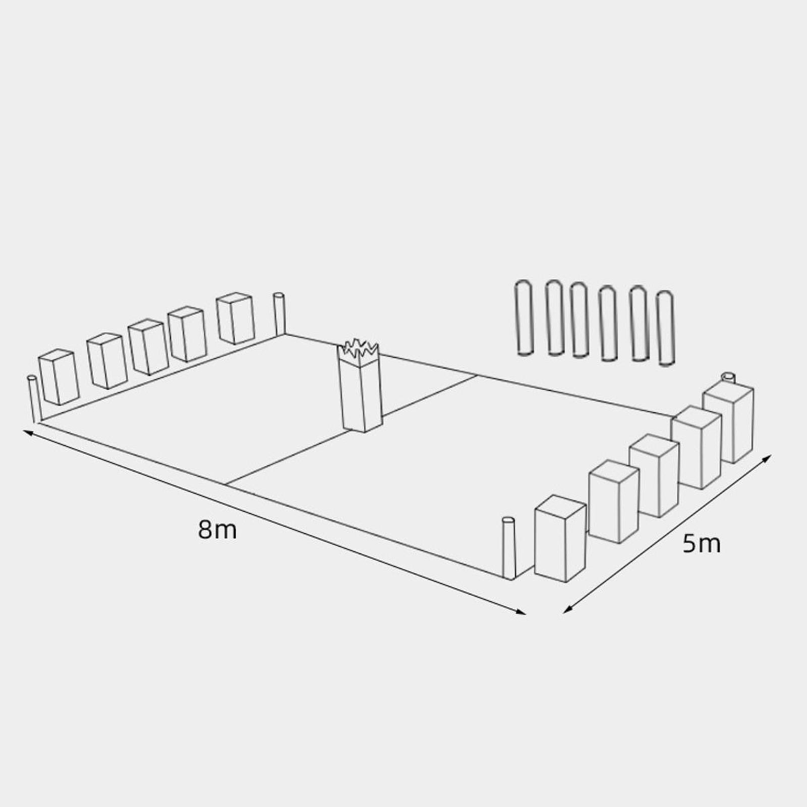 Kubb Wooden Toss Game Set Outd - Chess Set Wooden ulasan dan harga
