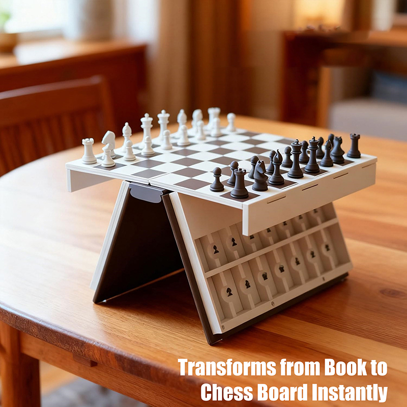Chess Set 3D Printed Book Fold - Board Game Print ulasan dan harga