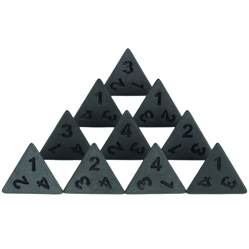 Deep Black Dice D4, D6, D8, D1 - Dice Tower Wooden ulasan dan harga