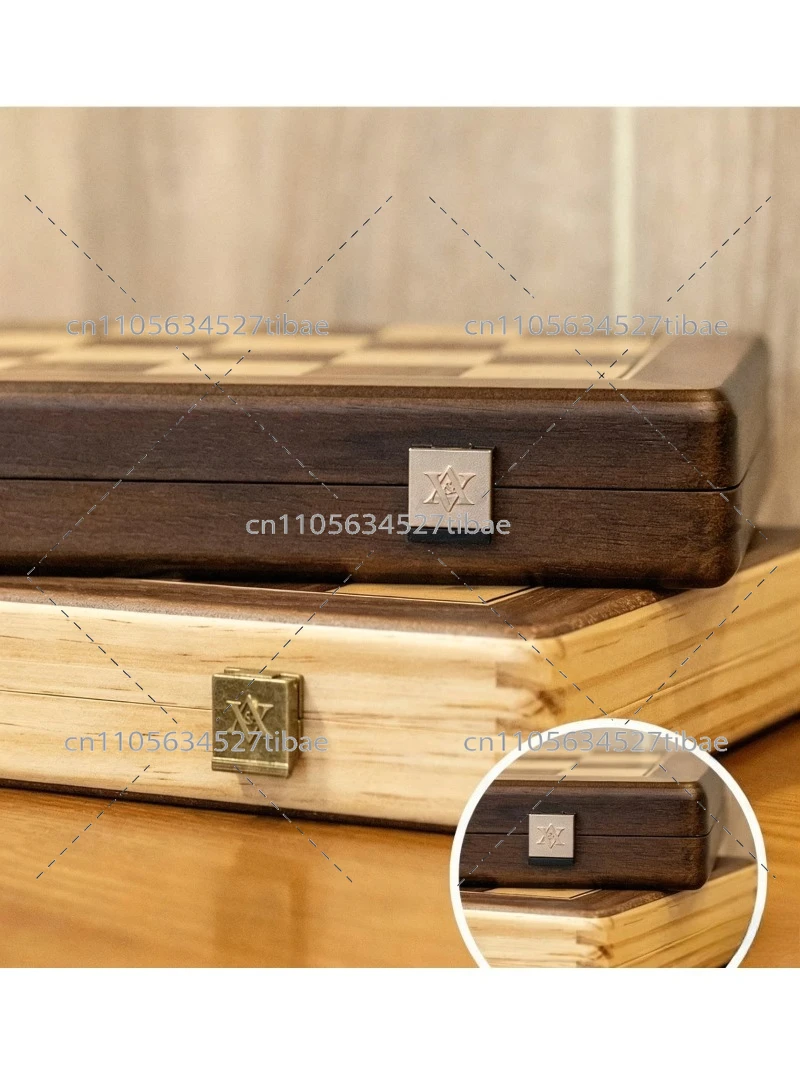 Magnetic Chess Set Solid Wood  - Chess Set Wooden ulasan dan harga