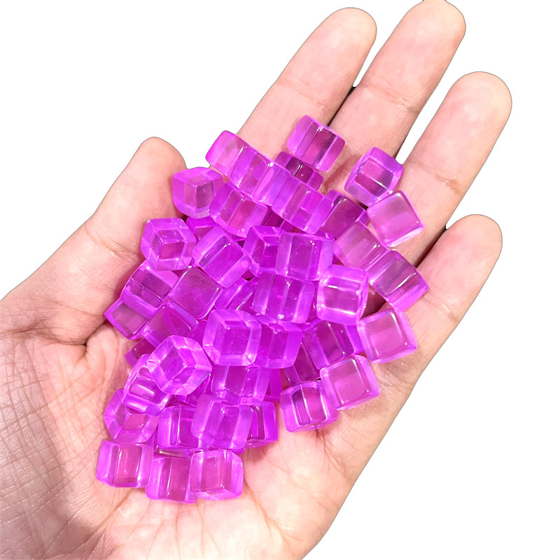 100pcs/set 8mm Clear Cube Dice - Board Game Vector ulasan dan harga