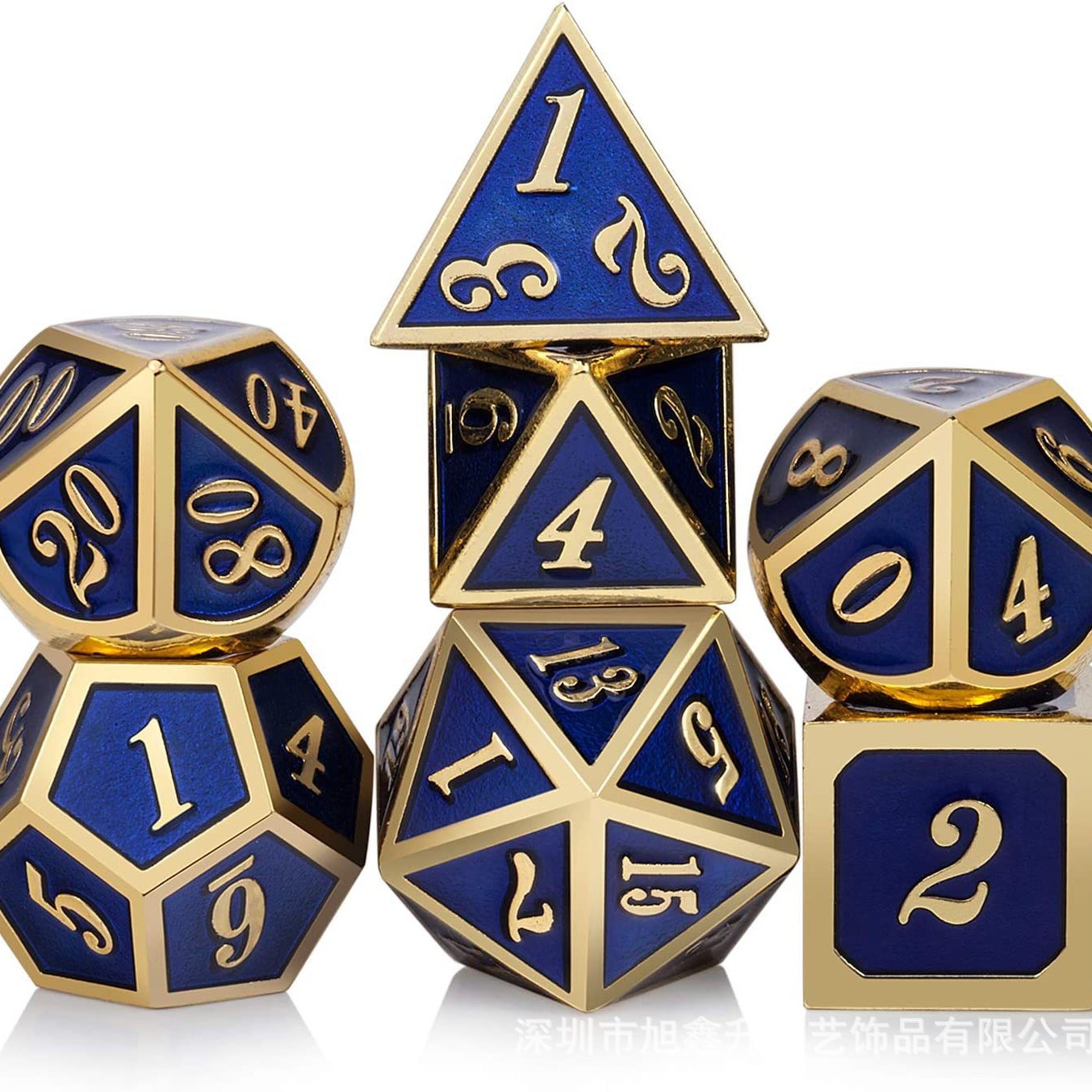 Metal Dice Set for D&D, TRPG,  - Board Game Dungeons And Dragons ulasan dan harga