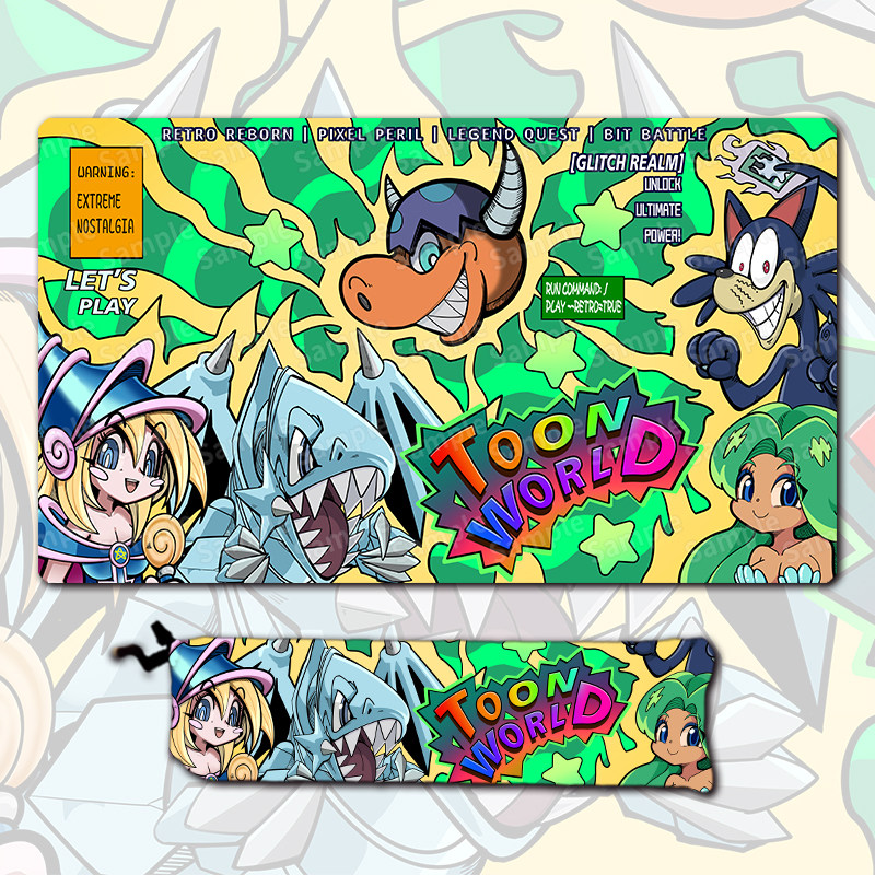 Yu-Gi-Oh! 600x350mm Toon Dark  - Board Game Gi ulasan dan harga