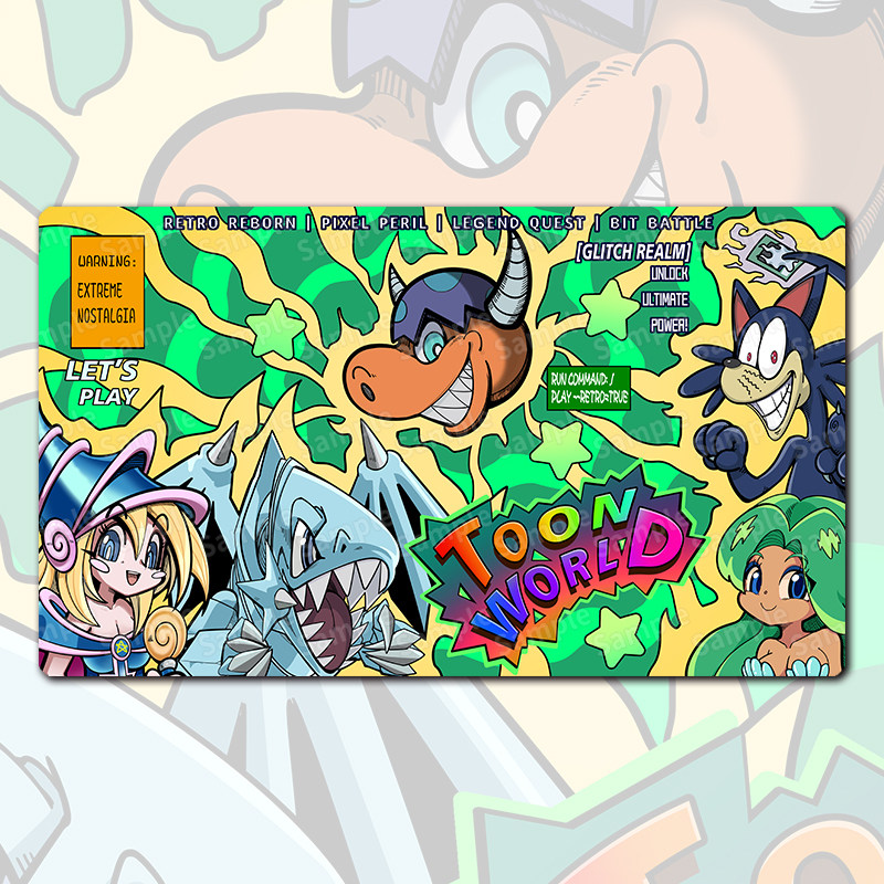 Yu-Gi-Oh! 600x350mm Toon Dark  - Board Game Gi ulasan dan harga
