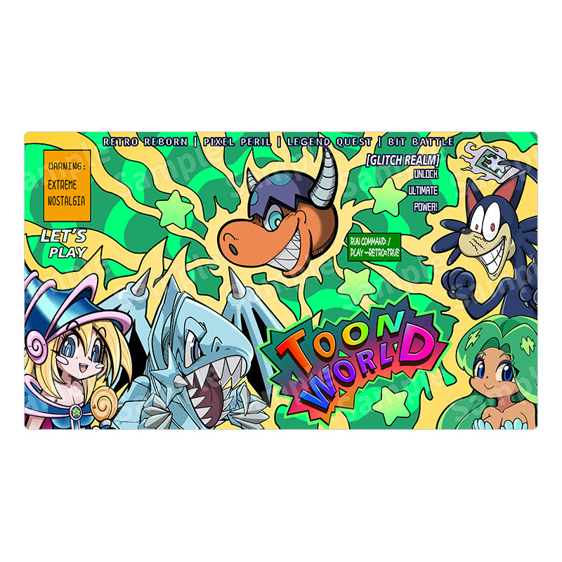 Yu-Gi-Oh! 600x350mm Toon Dark  - Board Game Gi ulasan dan harga