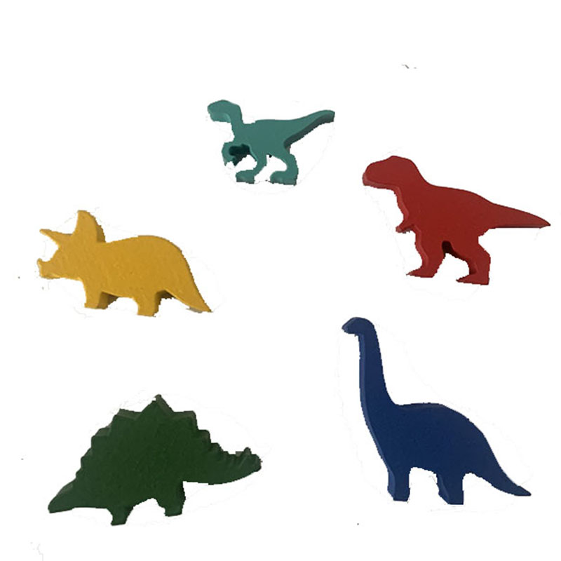 5 Pcs/set Wooden Dinosaur Boar - Chess Set Wooden ulasan dan harga