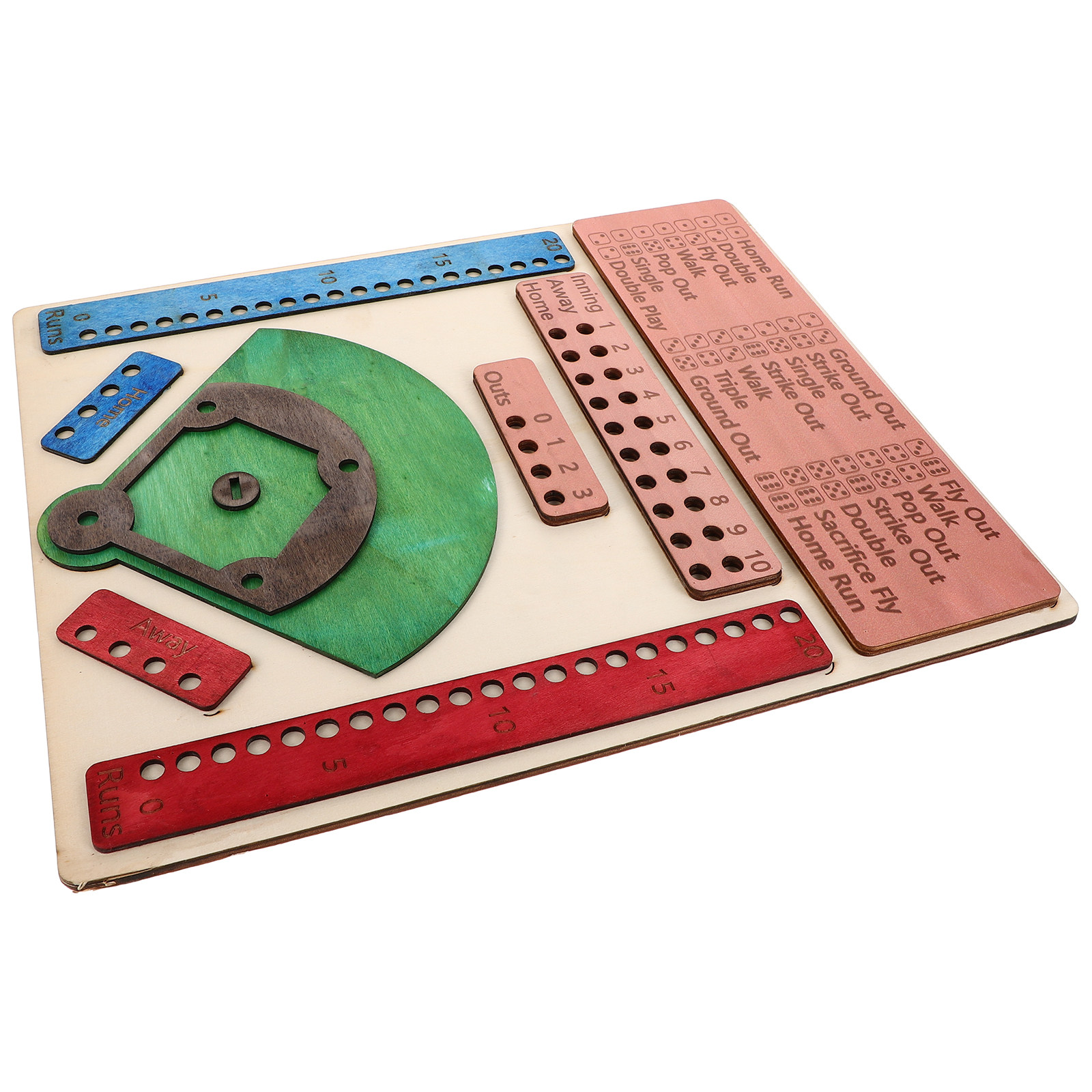 Wooden Baseball Board Game Col - Board Game Festival ulasan dan harga