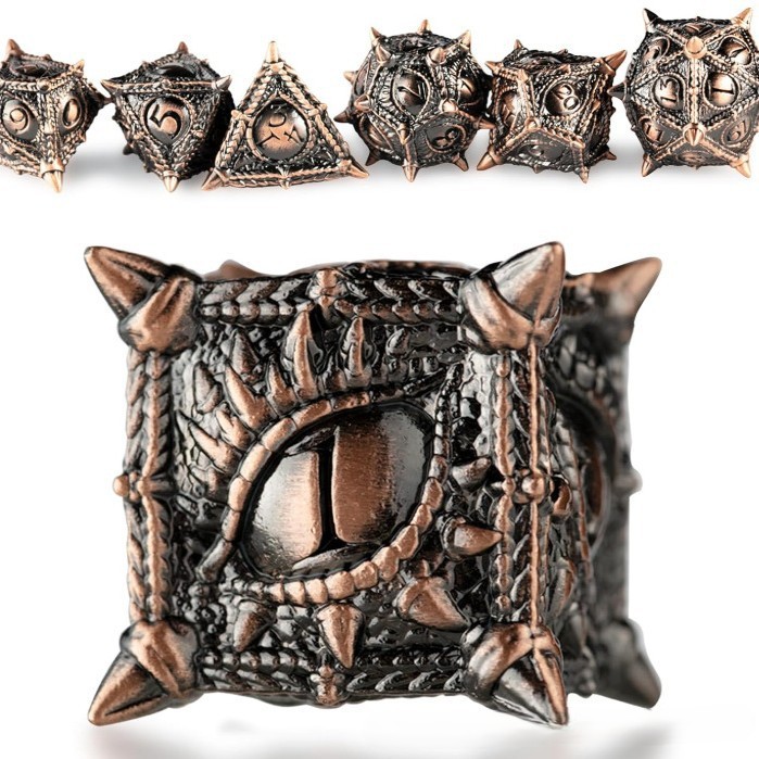 Dungeon and Dragon Metal Dice  - Dice Tower Wooden ulasan dan harga