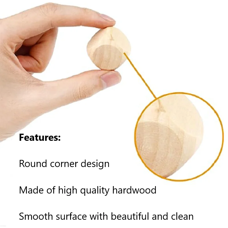 10pcs D6 6 Sided Blank Wood Di - Dice Tower Wooden ulasan dan harga