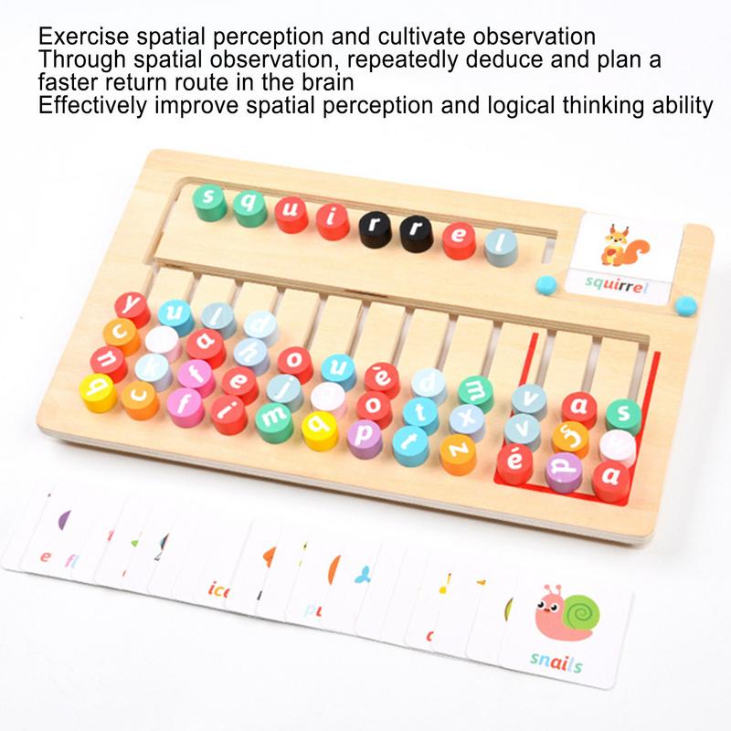 Matching Letter Game Children  - Board Game Education ulasan dan harga