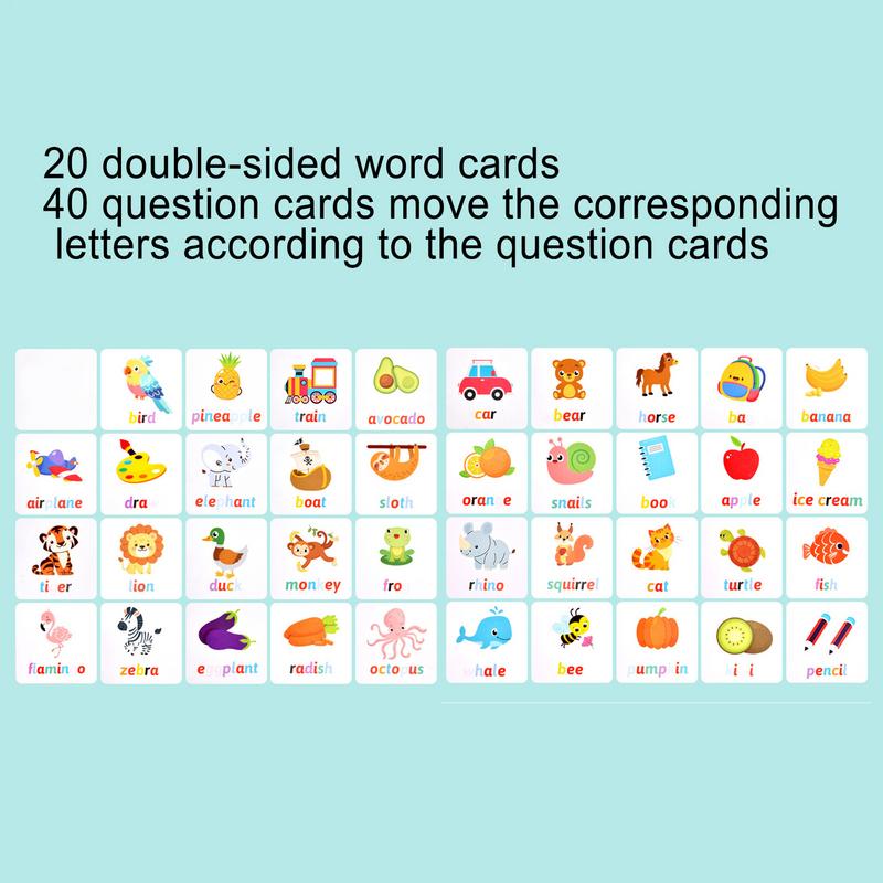 Matching Letter Game Children  - Board Game Education ulasan dan harga