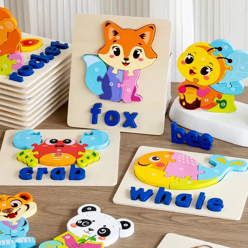 3D Animal Traffic Puzzle Spell - Board Game Education ulasan dan harga