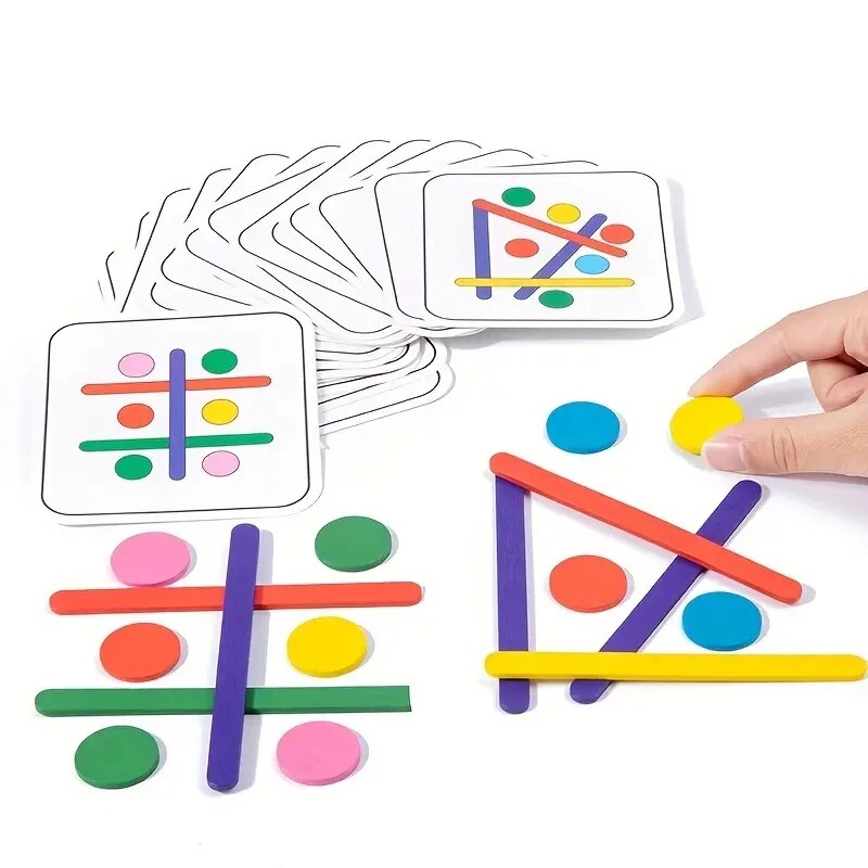 Kids Rainbow Stick Thinking Pu - Board Game Education ulasan dan harga