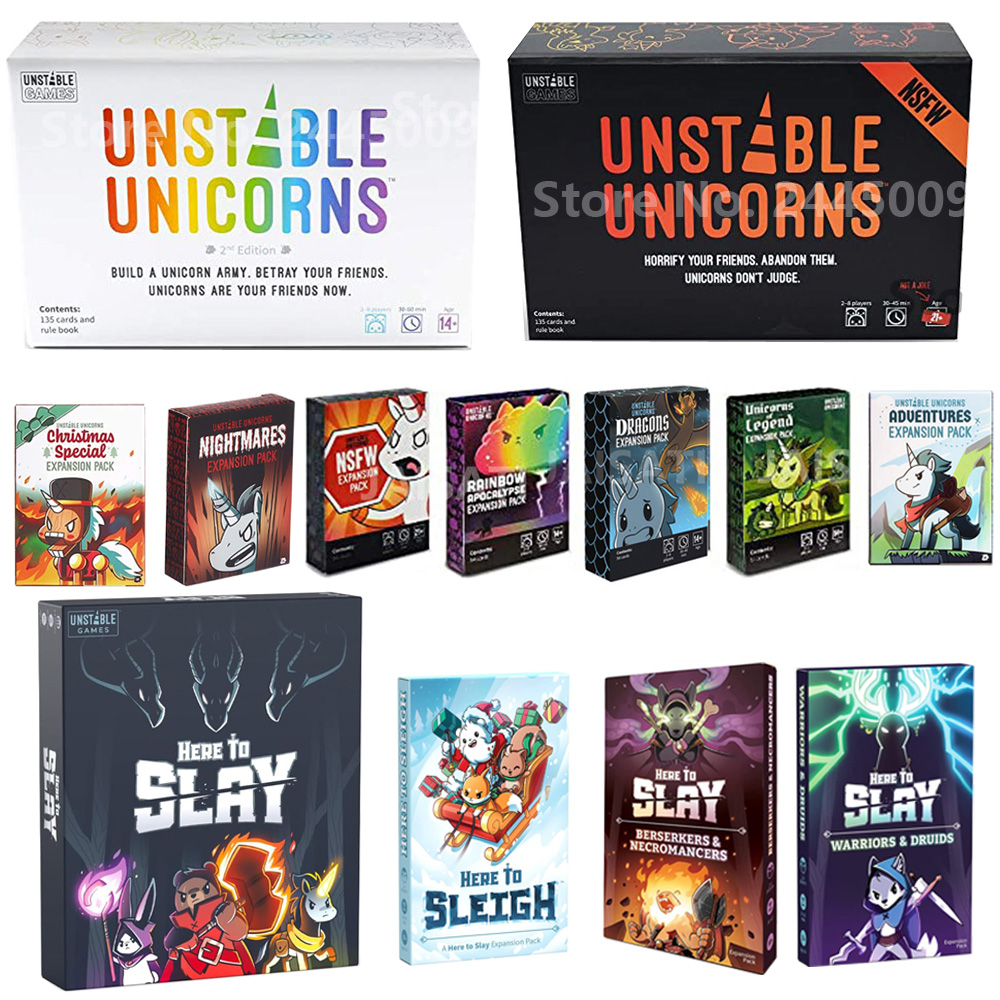 Unicorns card game Christmas S - Board Game Zombicide ulasan dan harga