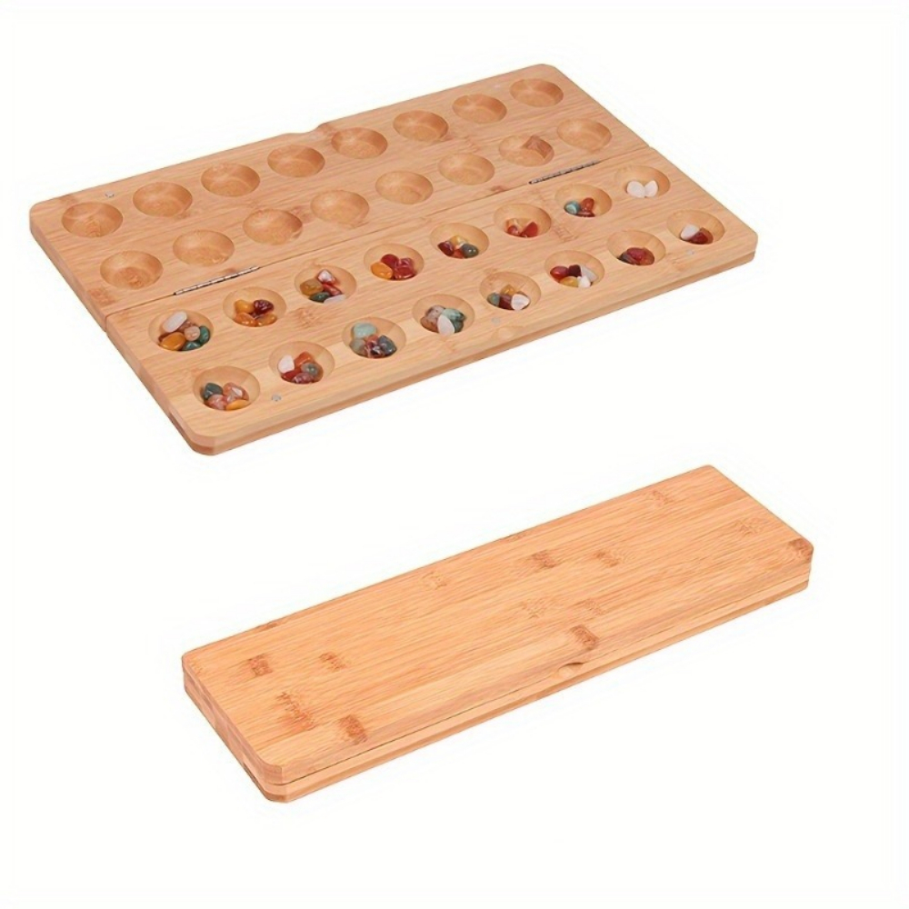 Portable Folding Wooden Mancal - Chess Set Wooden ulasan dan harga