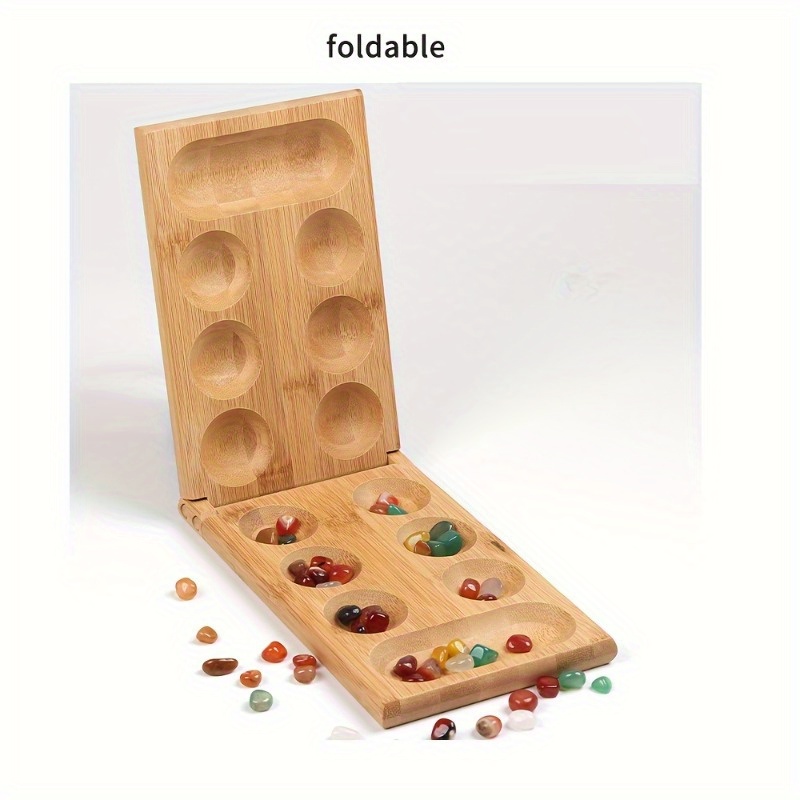 Portable Folding Wooden Mancal - Chess Set Wooden ulasan dan harga