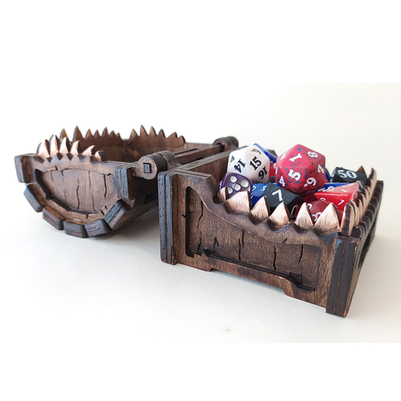 Mimic Chest for Dungeons and D - Dice Tower Wooden ulasan dan harga