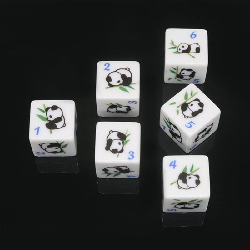 Panda Print 6-sided Game Dice  - Board Game Print ulasan dan harga
