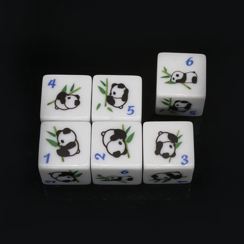 Panda Print 6-sided Game Dice  - Board Game Print ulasan dan harga