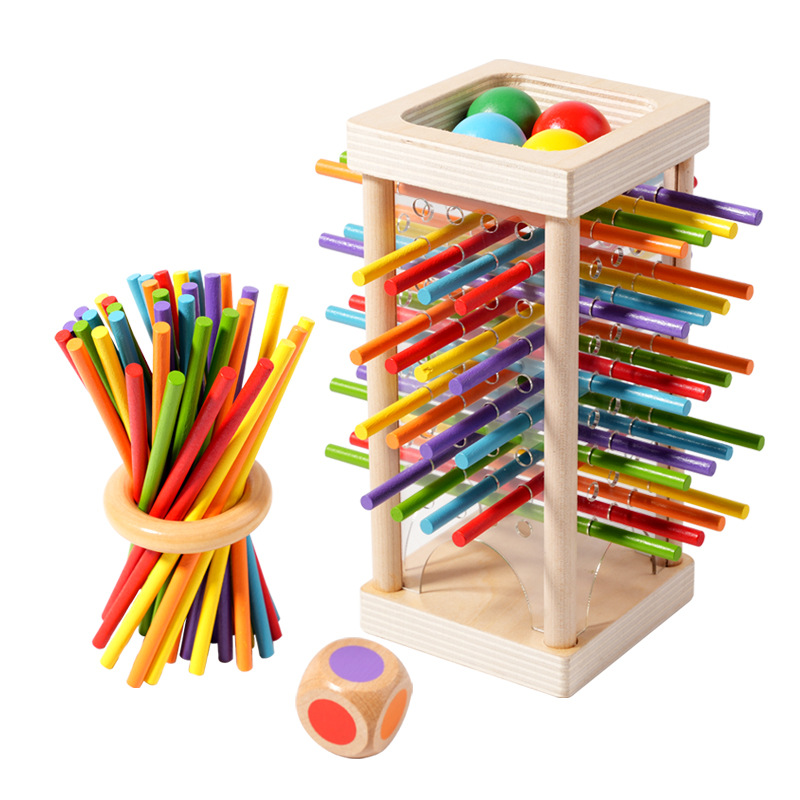Educational Toy - Desktop Dice - Dice Tower Wooden ulasan dan harga