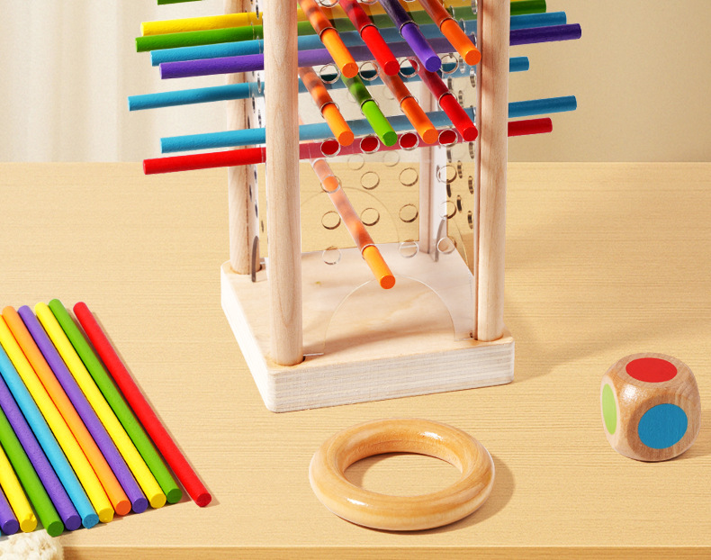 Educational Toy - Desktop Dice - Dice Tower Wooden ulasan dan harga