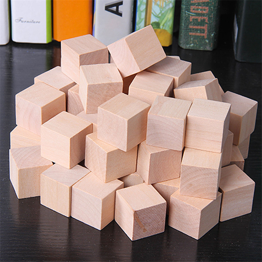 30Pcs/lot 2X2CM Wooden Colorfu - Dice Tower Wooden ulasan dan harga