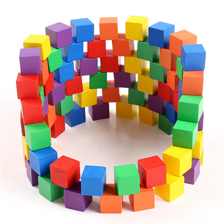 30Pcs/lot 2X2CM Wooden Colorfu - Dice Tower Wooden ulasan dan harga