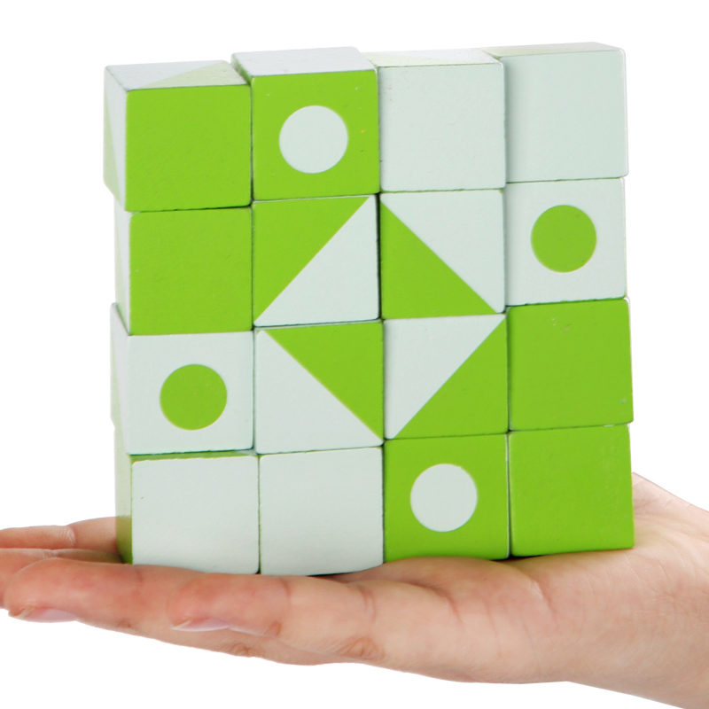 Wooden 3D Puzzles Game Geometr - Board Game Education ulasan dan harga