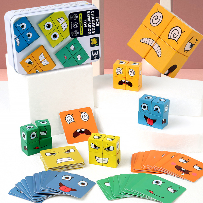 Kids Face Change Expression Pu - Dice Tower Wooden ulasan dan harga