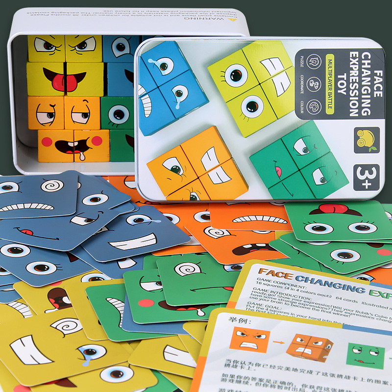 Kids Face Change Expression Pu - Dice Tower Wooden ulasan dan harga