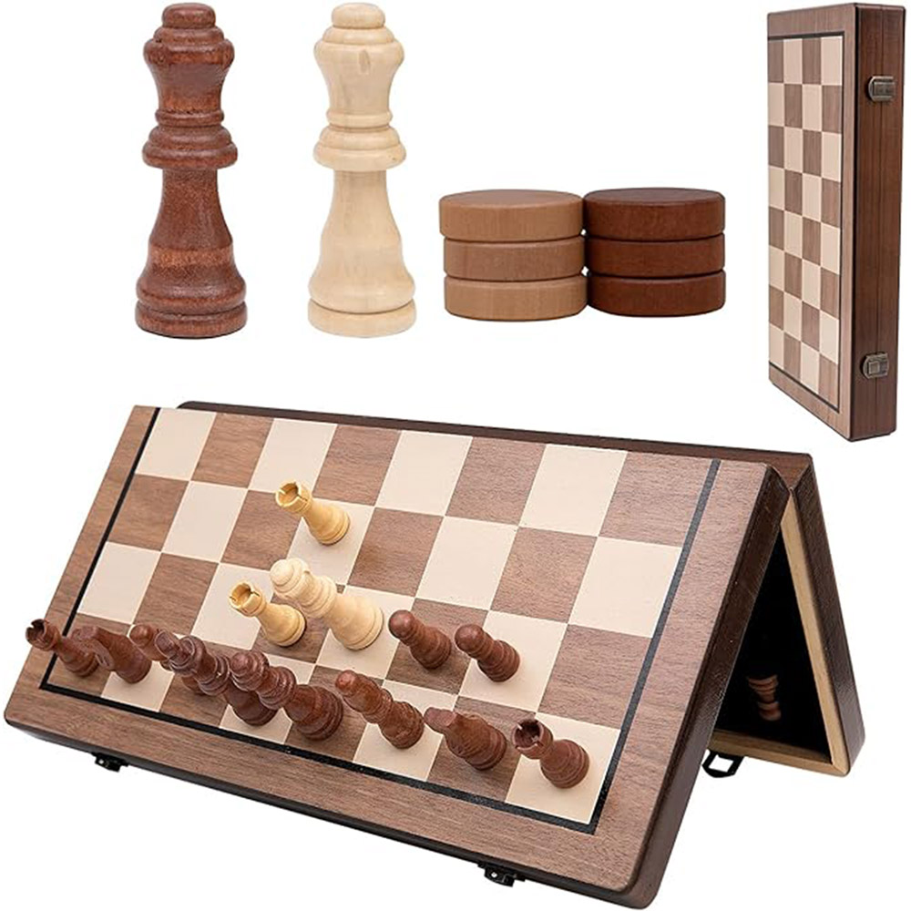 39cm Chess Set Wooden Chess Se - Chess Set Wooden ulasan dan harga