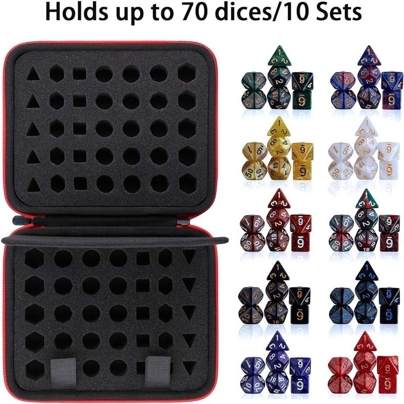 New Portable EVA70-hole Dice B - Board Game Dungeons And Dragons ulasan dan harga