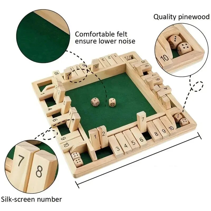 Deluxe Four Sided 10 Numbers S - Board Game Azul ulasan dan harga