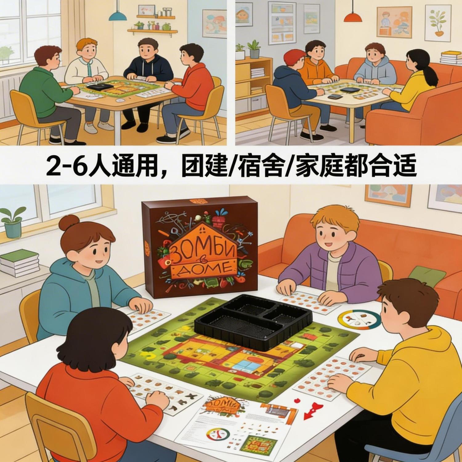 Russian Version Zombie Surviva - Board Game Zombicide ulasan dan harga