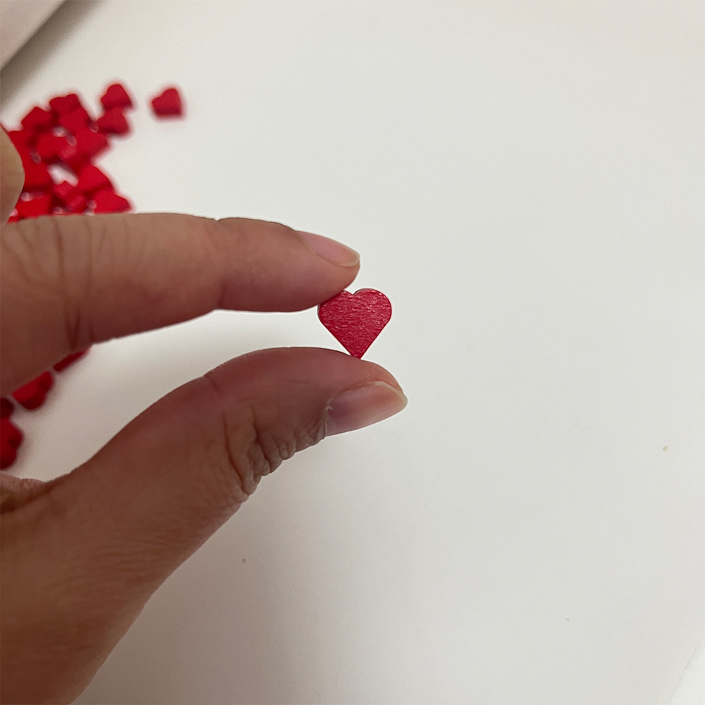 100Pcs 10mm*5mm Red Heart Shap - Board Game Vector ulasan dan harga
