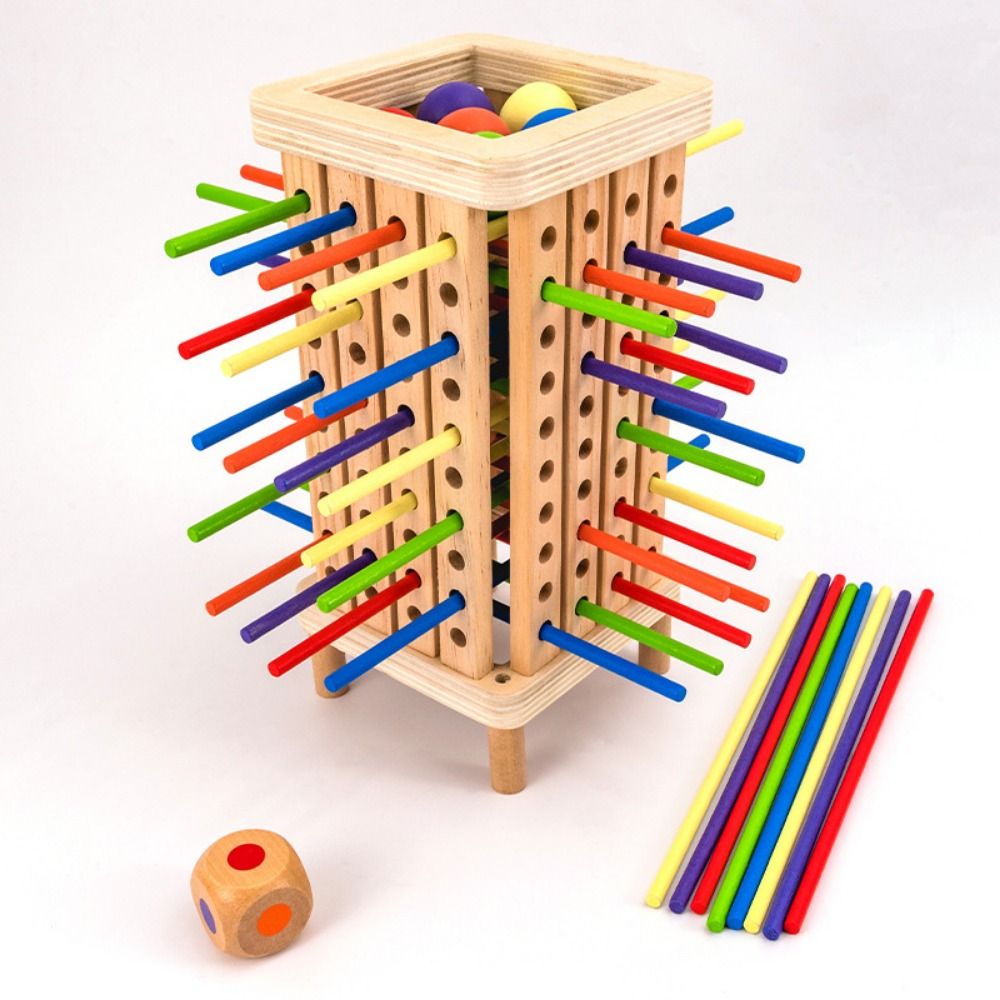 42/16 Colourful Sticks Wooden  - Dice Tower Wooden ulasan dan harga